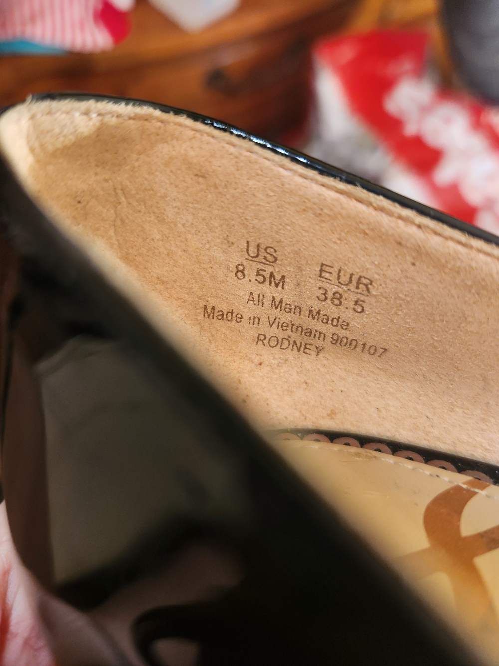 Sam Edelman Women's Black Patent D'Orsay Flats 8.5 - Picture 3 of 9